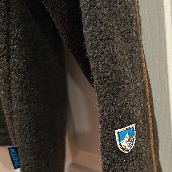 KÜHL Men's Europa Alfpaca Fleece 1/4 Zip Pullover Sweater, Size M - Picture 5 of 8